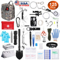 125 In 1 Emergency Kit Trauma Bag Outdoor Multifunction Camping Gear Survival Kit First Aid Kit SOS Wilderness Emergency Axe Kit