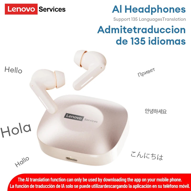 2026 Lenovo Original LE209 Wireless Earphones TWS Bluetooth 6.0 In Ear Earbuds Long Battery Life Earphones Mic Stereo ENC Noise