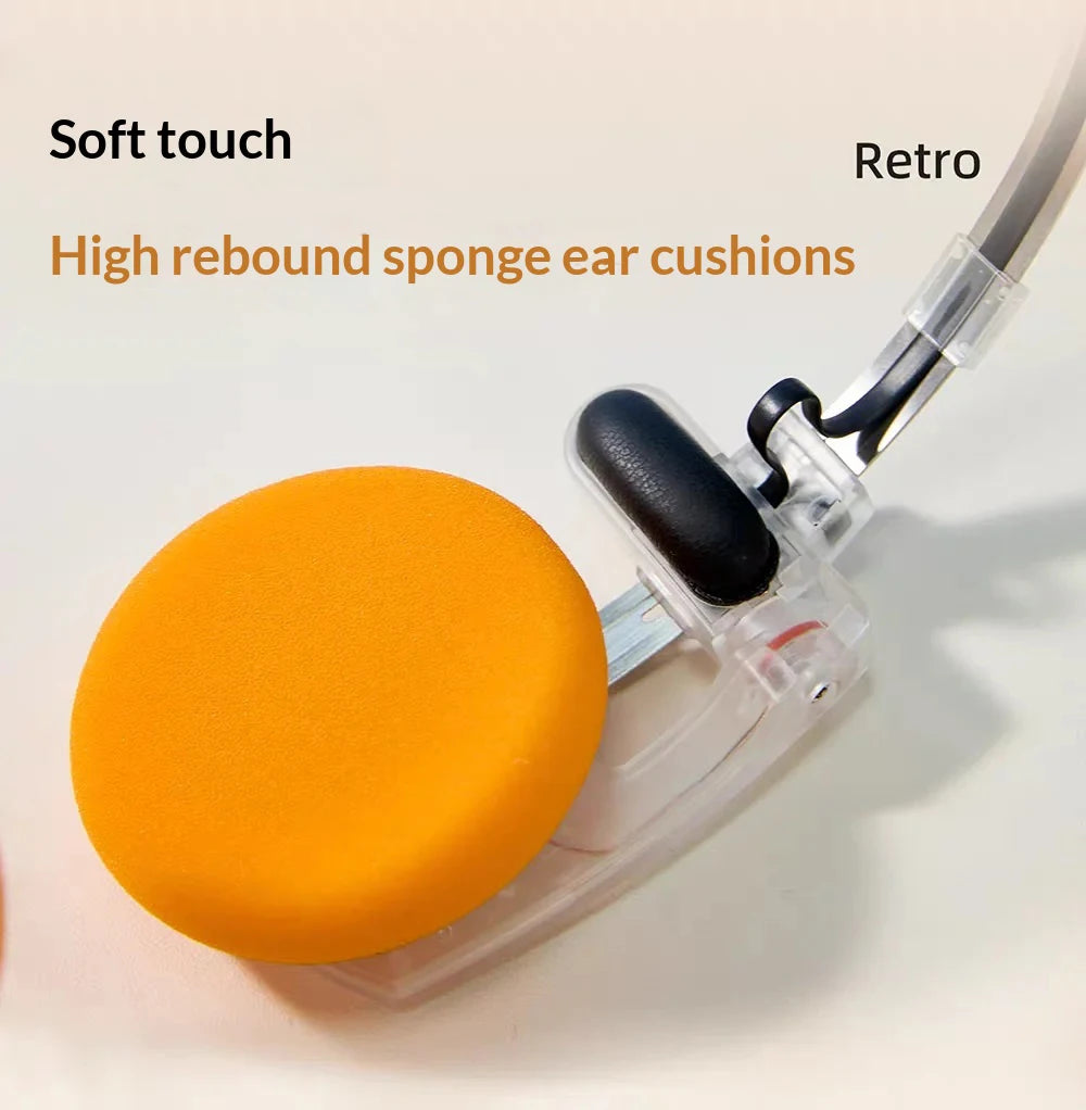 2026 WhatPlus RETRO R3 Bluetooth Earphones Headworn Wireless Portable Small Classic Fashion Headset 40mm Dynamic-unit Headphones