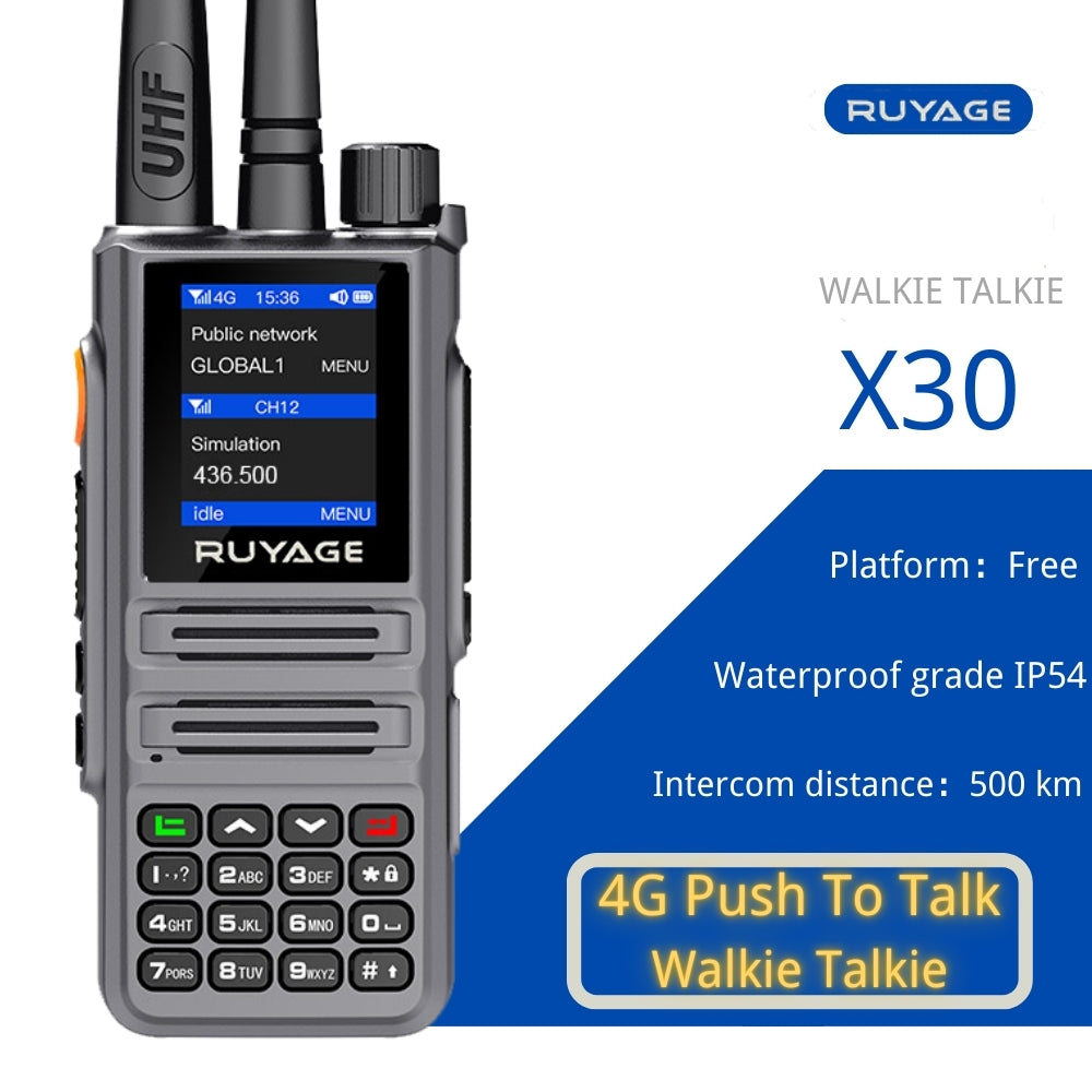 Ruyage Radio Nationwide PTT Dual-Mode Walkie-Talkie(X30)