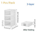 3/6 Layers Foldable Shoes Storage Box Transparent Sneaker Shoes Box Stackable Dustproof Cabinet Shoe Organizers Rack Shelf
