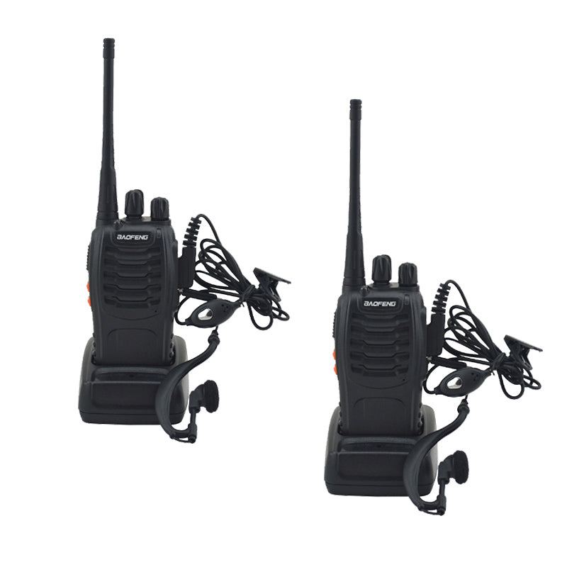 2pcs/lot BAOFENG BF 888S Walkie talkie UHF Two way radio baofeng 888s