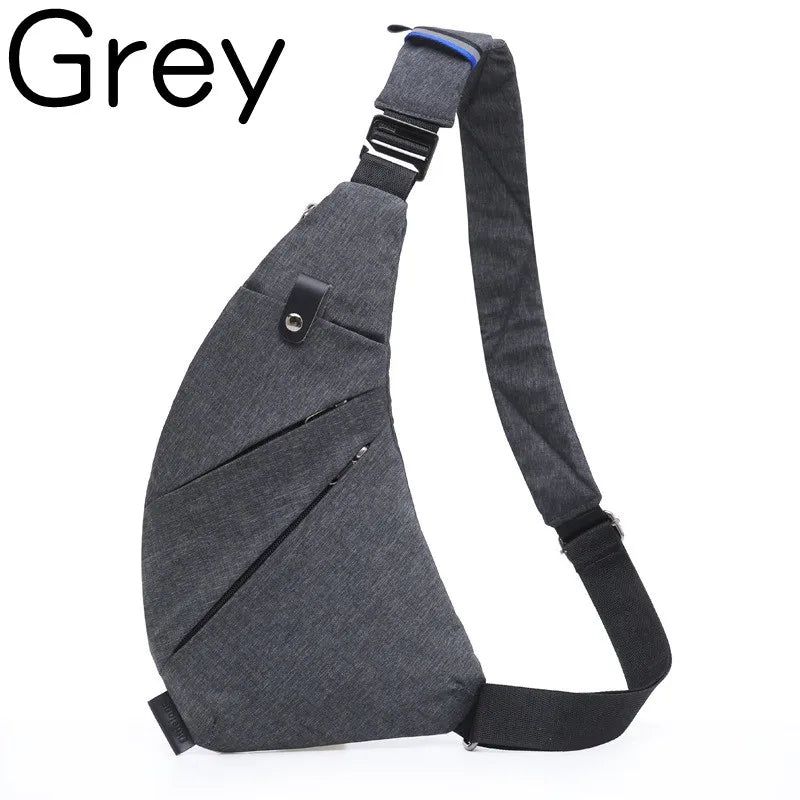 8 Colors Men's Ultra Thin Anti-Theft Small Chest Bag Cross Body Bags Male One Shoulder Sling Bag for Travel Women Boy Sports Bag