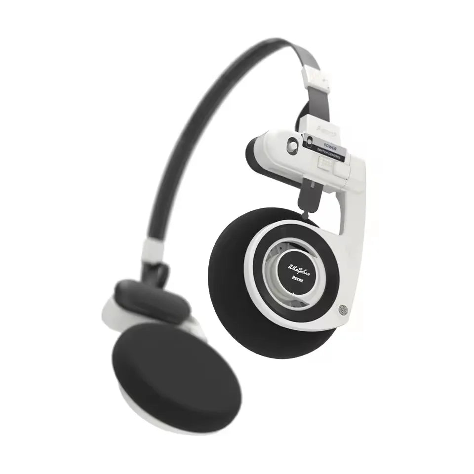 2026 WhatPlus RETRO R3 Bluetooth Earphones Headworn Wireless Portable Small Classic Fashion Headset 40mm Dynamic-unit Headphones