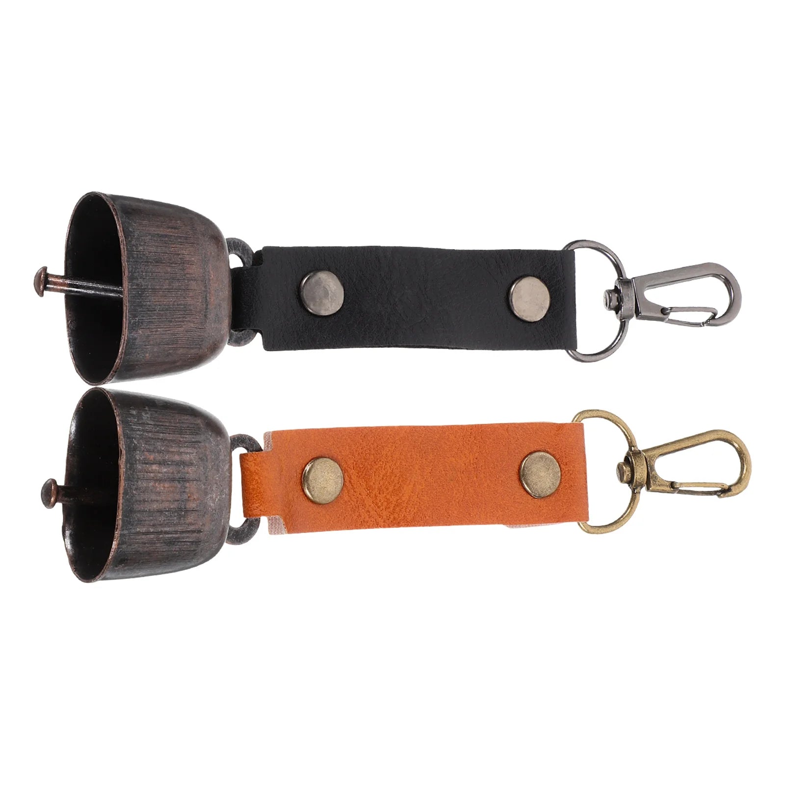 2Pcs Bell Charms for Camping Bear Loud Warning Bell for Hiking Climbing Outdoor Adventure Gear Small Hanging Bells