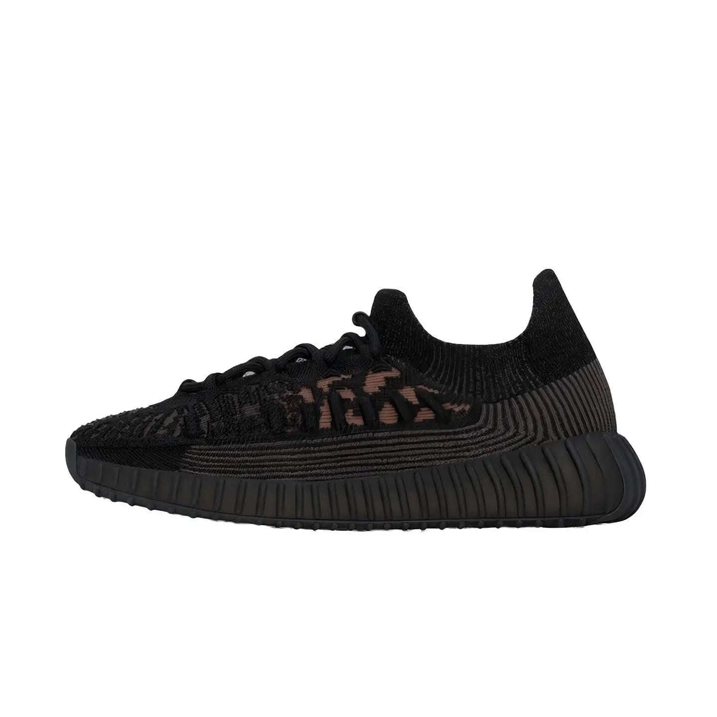 adidas Originals Yeezy Boost 350 V2 Grey Orange Unisex Low-Top Cushioned Running Shoes HQ7045