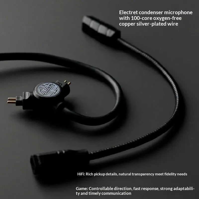 Xue Tao HIFI Earphones 10mm Single Dynamic Driver Glass Diaphragm Unit Gaming In-Ear Monitor Headphones Gifts