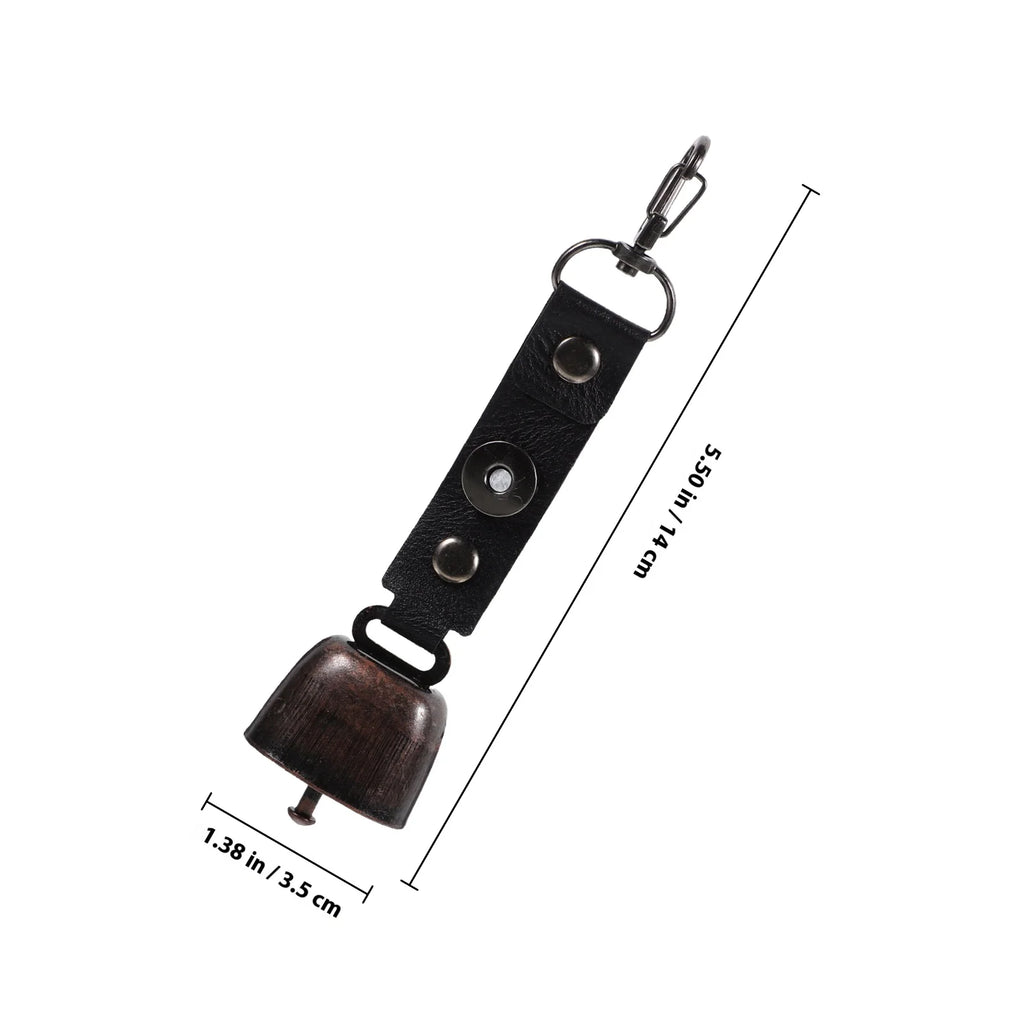 2Pcs Bell Charms for Camping Bear Loud Warning Bell for Hiking Climbing Outdoor Adventure Gear Small Hanging Bells