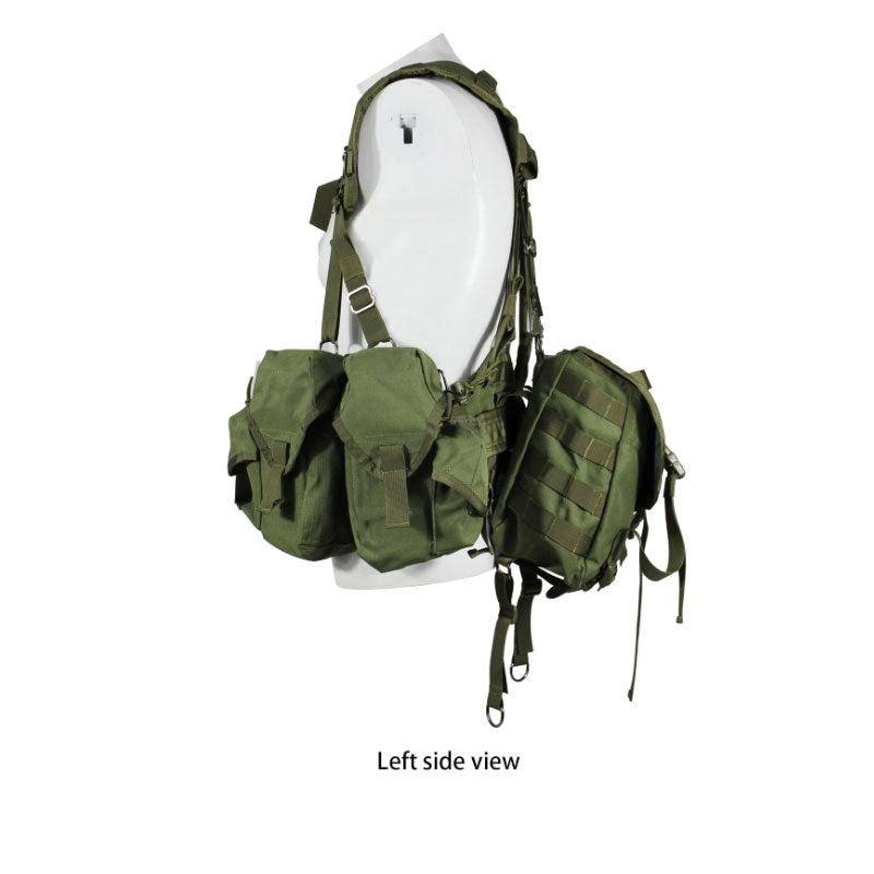 Replicate Russian individual gear: SMERSH tactical vest, MOLLE chest rig – military fan combat equipment for cosplay