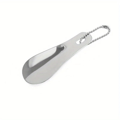 1pc stainless steel metal shoehorn, portable shoehorn, shoe wearing