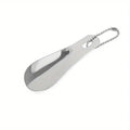 1pc stainless steel metal shoehorn, portable shoehorn, shoe wearing