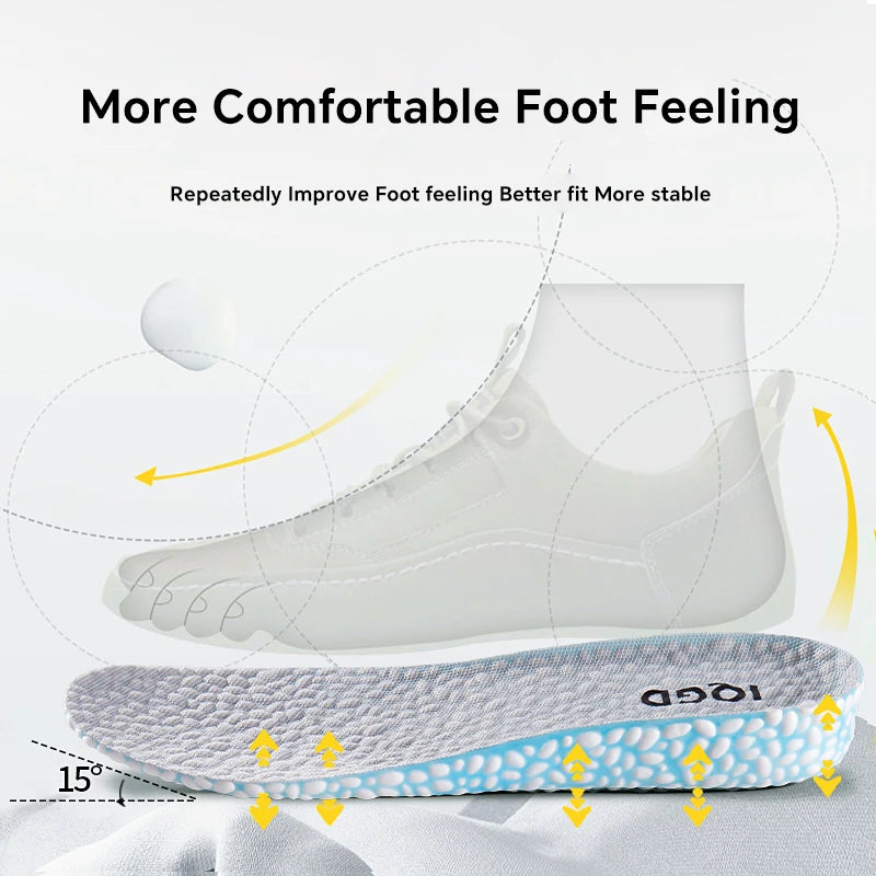 1 Pair EVA Material Invisible Height Increase Insoles For Shoes