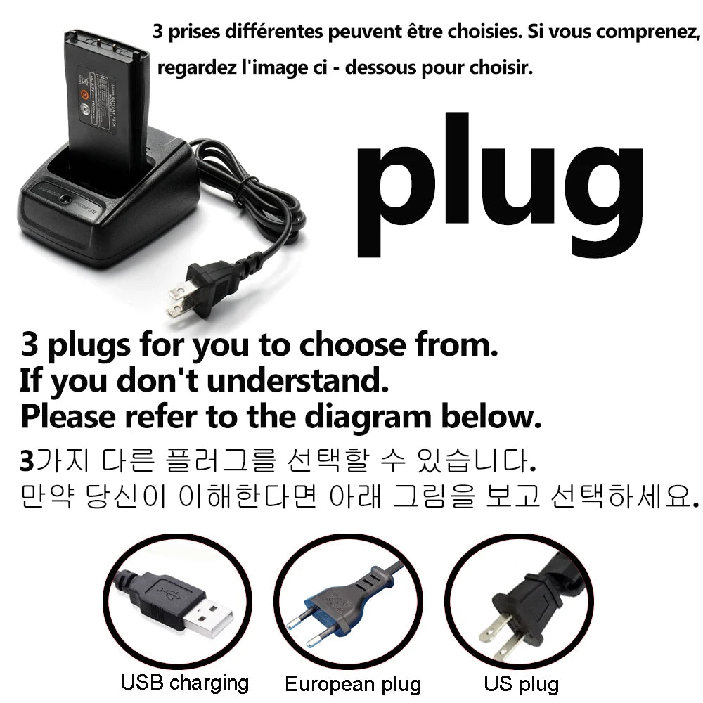 2pcs 4pcs 6pcs  Baofeng BF-888S With Headphones 5km Long Range Walkie