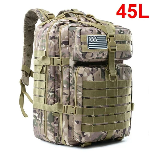 30/50L Tactical Backpacks Man Traveling Bags Survival Outdoor 3P