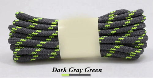 1Pair Round Shoelaces Durable Polyester Shoelace Outdoor Boots