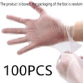 100PCS Disposable TPE Gloves Kitchen Bathroom Restaurant Camping