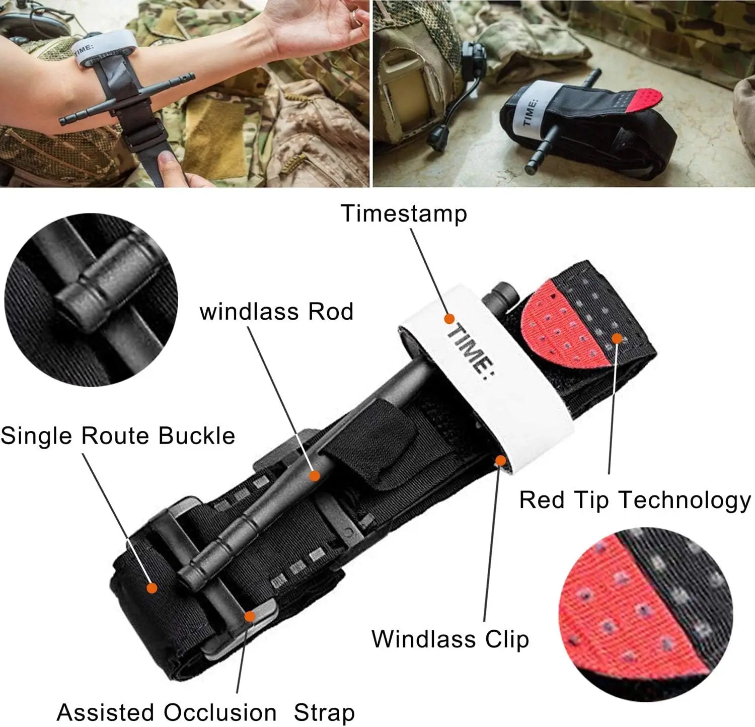 50pcs IFAK Trauma Survival First Aid Kit, Camping Gear Supplies