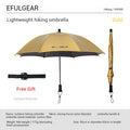 3F UL GEAR Hiking Umbrella Outdoor Hiking Camping Mountaineering Nylon Silver Coating Sun Protection Lightweight And Portable