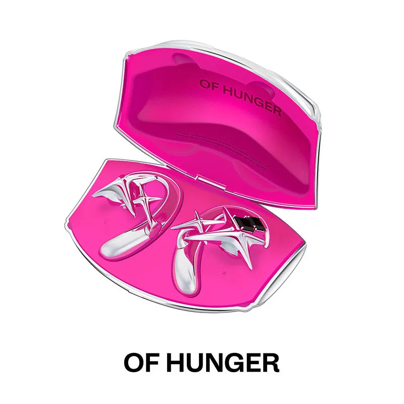 OF HUNGER Bluetooth Earphones Limited Cyber Pink Alien Edition Open OWS Accessory Earphones Bluetooth Earphones