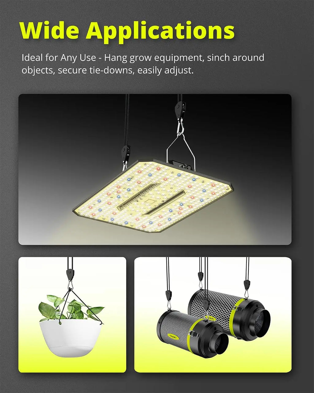 4-Pack Adjustable Ratchet Straps, 10ft Length with Metal Gear for Kayak, Camping, and Tie-Down Work