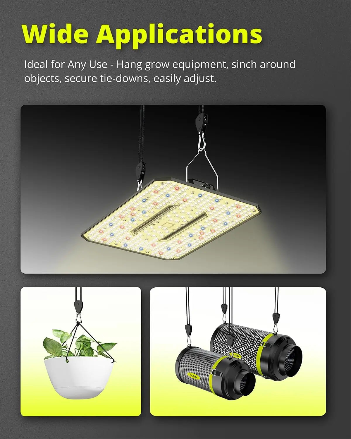 4-Pack Adjustable Ratchet Straps, 10ft Length with Metal Gear for Kayak, Camping, and Tie-Down Work