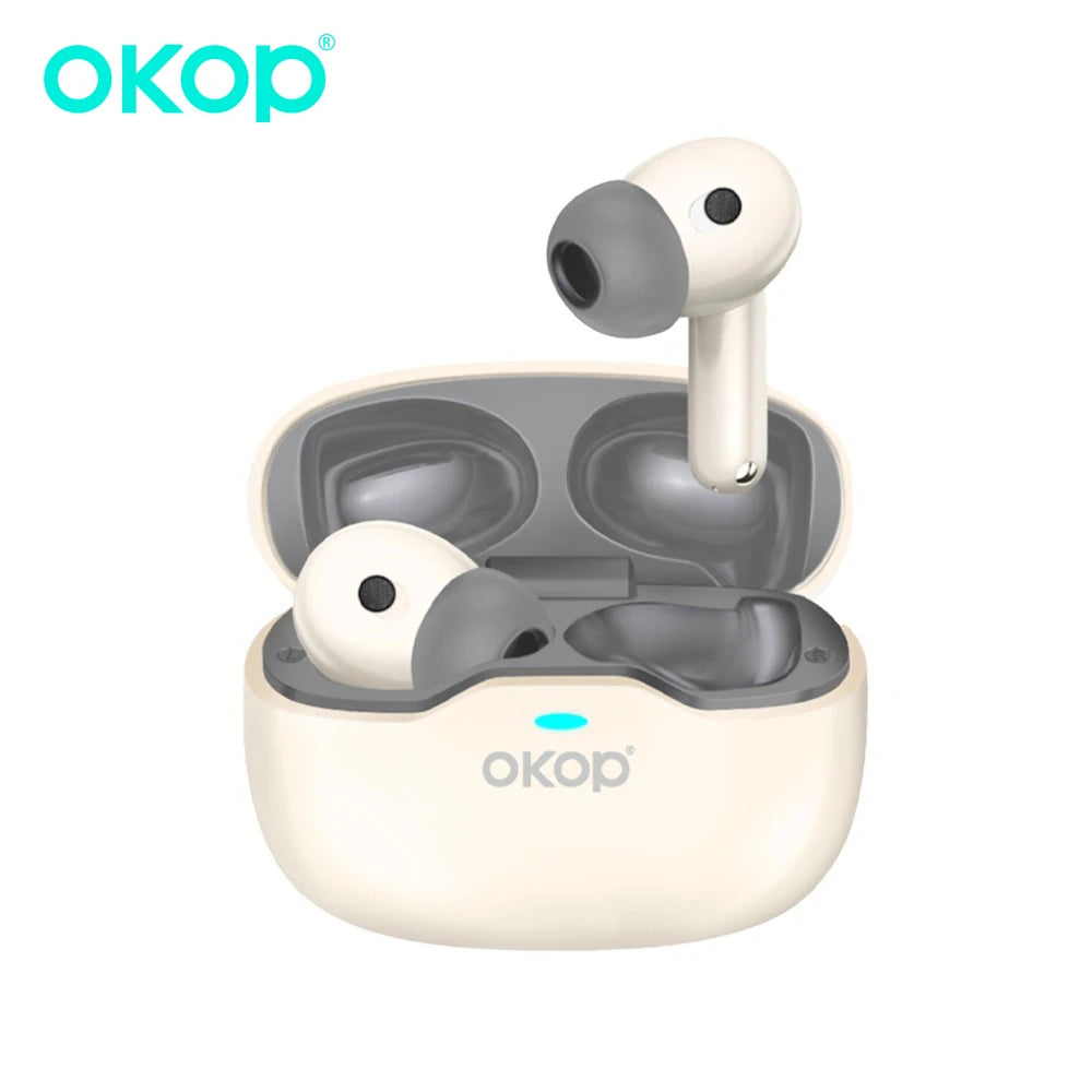 OKOP AI Headset,Wireless Bluetooth Headset,in-ear Noise Canceling Headset,Outdoor Sports Headset,High-quality Music Game Headset