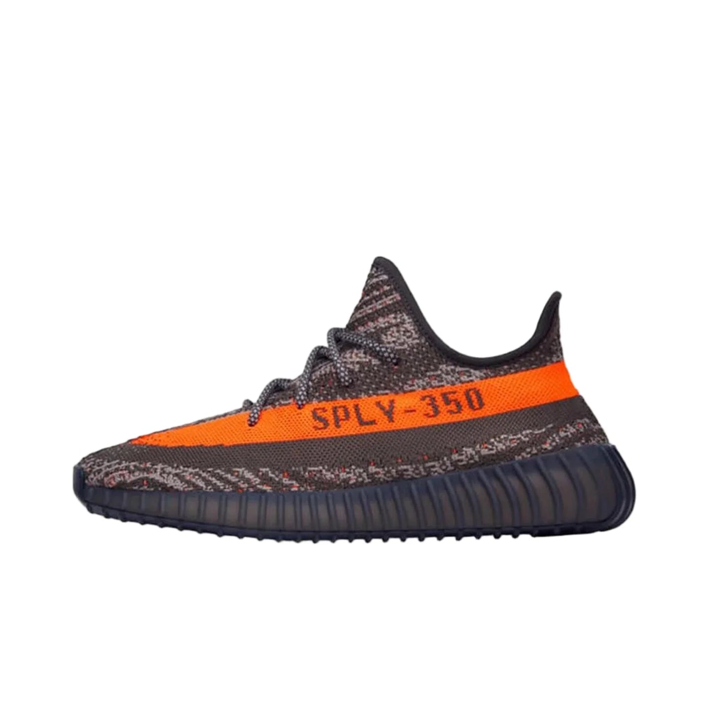 adidas Originals Yeezy Boost 350 V2 Grey Orange Unisex Low-Top Cushioned Running Shoes HQ7045