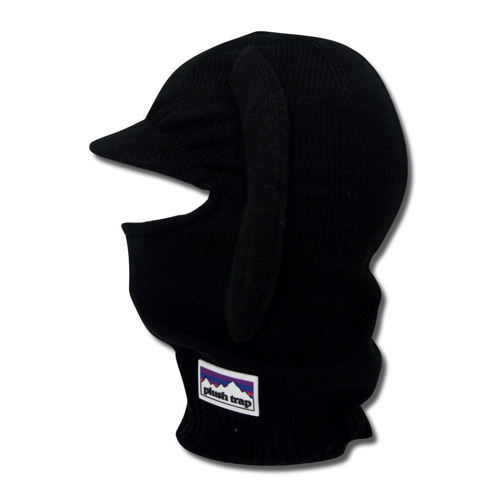 Black Brim 1-Hole Balaclava – Sleek Ski Mask for Streetwear, Winter Sports & Tactical Gear