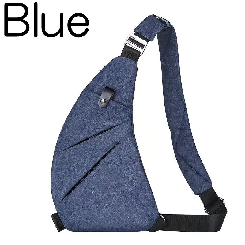 8 Colors Men's Ultra Thin Anti-Theft Small Chest Bag Cross Body Bags Male One Shoulder Sling Bag for Travel Women Boy Sports Bag