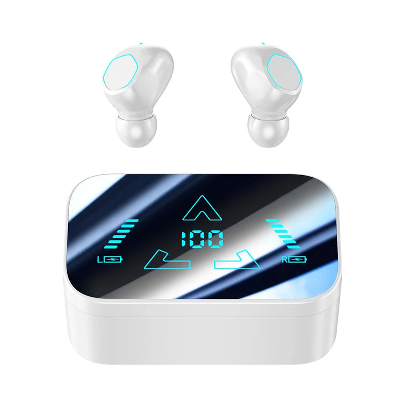 Domars TWS Wireless Bluetooth Earphones HiFi Stereo Deep Noise Reduction Waterproof Earphones Suitable for Mobile Phones