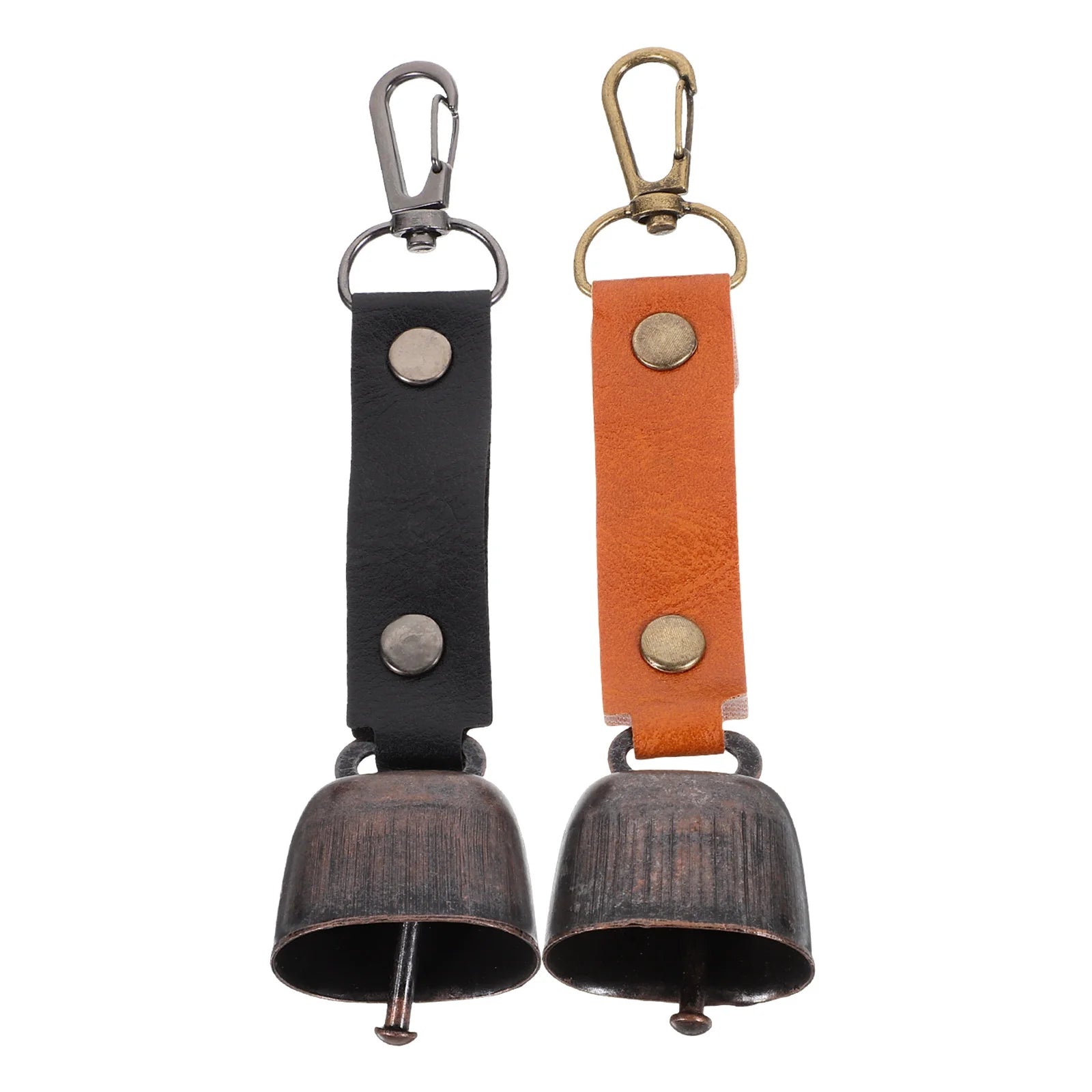 2Pcs Bell Charms for Camping Bear Loud Warning Bell for Hiking Climbing Outdoor Adventure Gear Small Hanging Bells